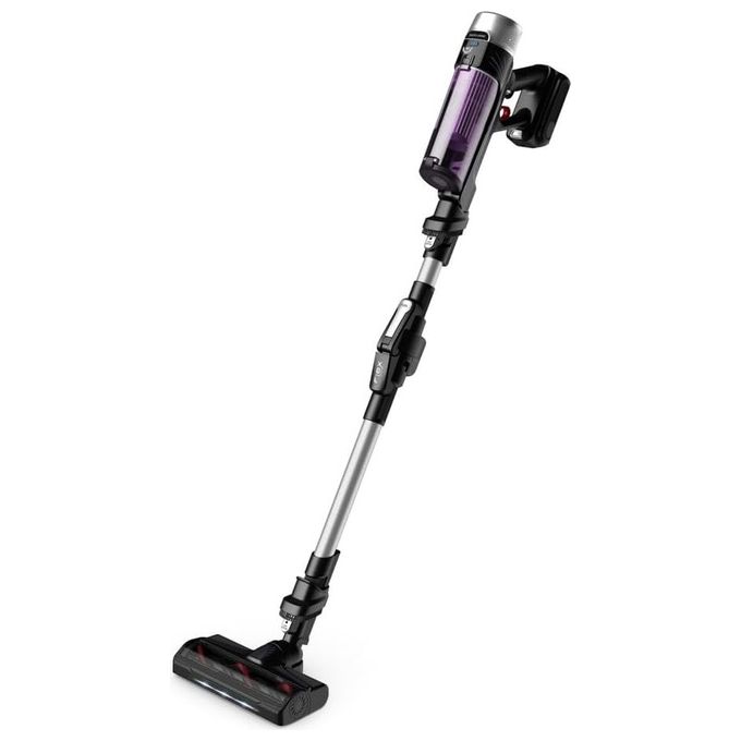 Rowenta X-Force Flex 9.60 RH2037WO Scopa Elettrica Senza Filo Nero-Porpora Senza Sacchetto