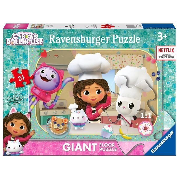 Ravensburger Puzzle da 24 Pezzi Gigante da Pavimento Gabby's Dollhouse A