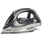Girmi ST63 Ferro da Stiro a Vapore 2800 Watt Regolazione Temperatura Colpo Vapore 150 g-min Funzione Anti-Calcare 400cc 91 Microfori in piastra INOX Grigio