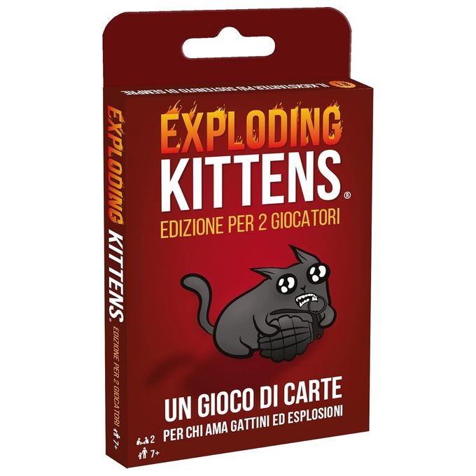 Asmodee Exploding Kittens Edizione per 2 Giocatori