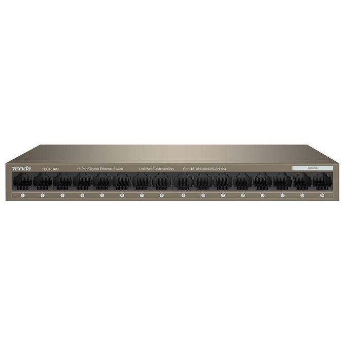 Tenda TEG1016M Switch 16 Porte Gigabit 10-100-1000 Base-t Ethernet
