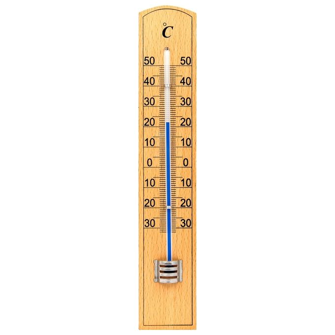 Velamp Termometro Indoor-Outdoor di Legno 20cm