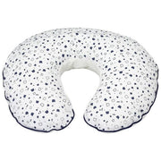 Trudi – Cuscino Allattamento Comfi Print Blue, ergonomico, sfoderabile e lavabile, imbottitura soffice, ideale per mamma e neonato