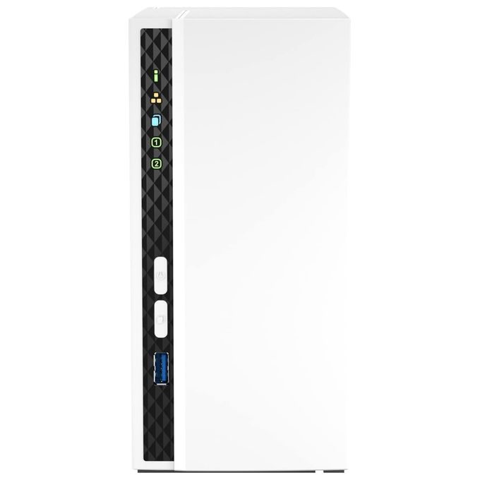 Qnap TS-233 Nas Tower Processore ARM 4-core Cortex-A55 2,0GHz, 2 GB integrati (non espandibile)