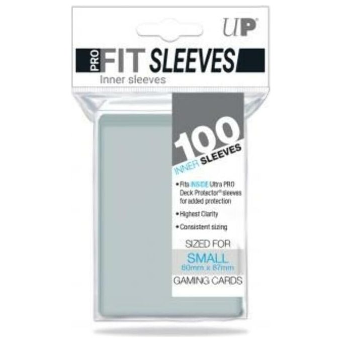 Ultra Pro Bustine Protettive Pro-Fit Small Clear 100 Pezzi