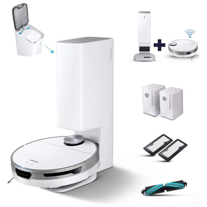 Samsung VR8500T Aspirapolvere Robot 0.3 Litri Senza Sacchetto Bianco