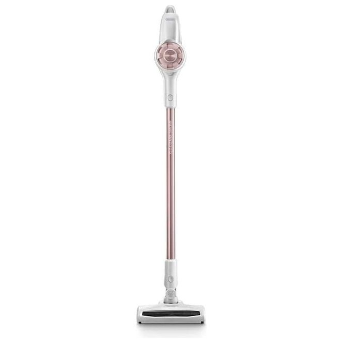 DeLonghi Scopa Elettrica Ricaricabile Colombina Evo Bianco-Rosa