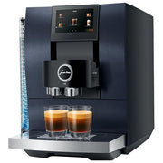 JURA Z10 Aluminium Midnight Blue - Macchina da caffe' automatica, 2,4 L, 15 bar, 1450 W, 32 specialita', macinacaffe' P.R.G., Cold Extraction Process, display touch da 4,3'', Midnight Blue