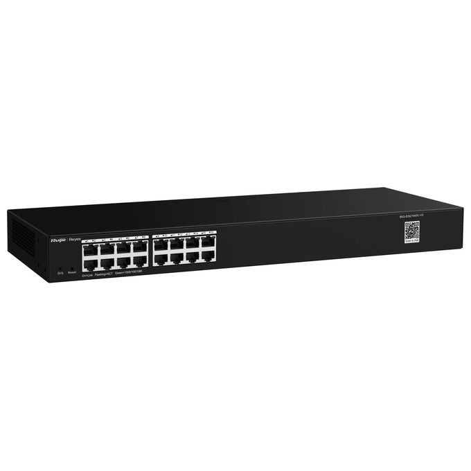 RUIJIE NETWORKS RG-ES216GC-V2 Berretto Uomo Grigio