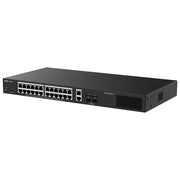 Ruijie RG-ES228GS-LP Switch 24 Porte PoE+ 250W 26 Porte Gigabit 2 SFP colore Nero