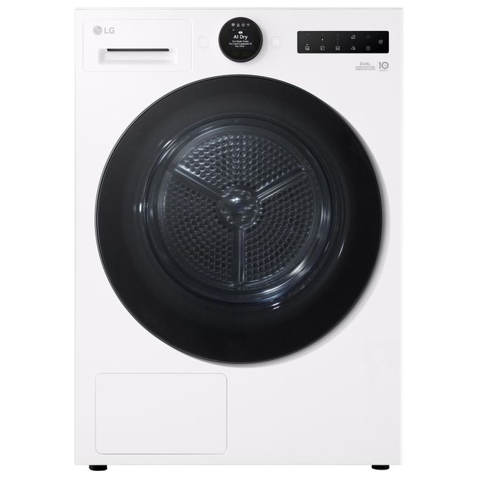 LG RHX7009TLB AI Dry Asciugatrice Pompa di calore 9 Kg Classe B WiFi Allergy Care (85x60x66 cm) colore Bianco