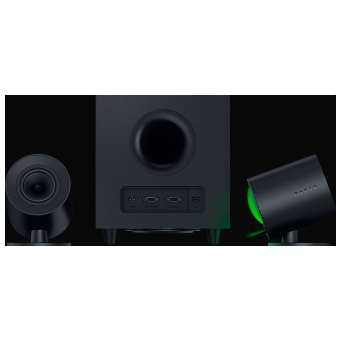 Razer RZ05-04750100-R3G1 Nommo V2 Altoparlante 2.1 Canali con Bluetooth 5.3 USB Tipo-C e Illuminazione Razer Chroma RGB colore Nero
