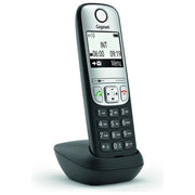 Gigaset A690HX Telefono Analogico DECT con Identificazione Chiamante e Vivavoce Memoria 150 Contatti Schermo 2 pollici Risoluzione 96 x 64 pixel Tempo in Standby 180 ore colore Nero
