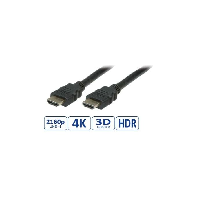 Value Cavo Hdmi Ultra Hd  Ethernet (Uhd - 1) M-M 2mt