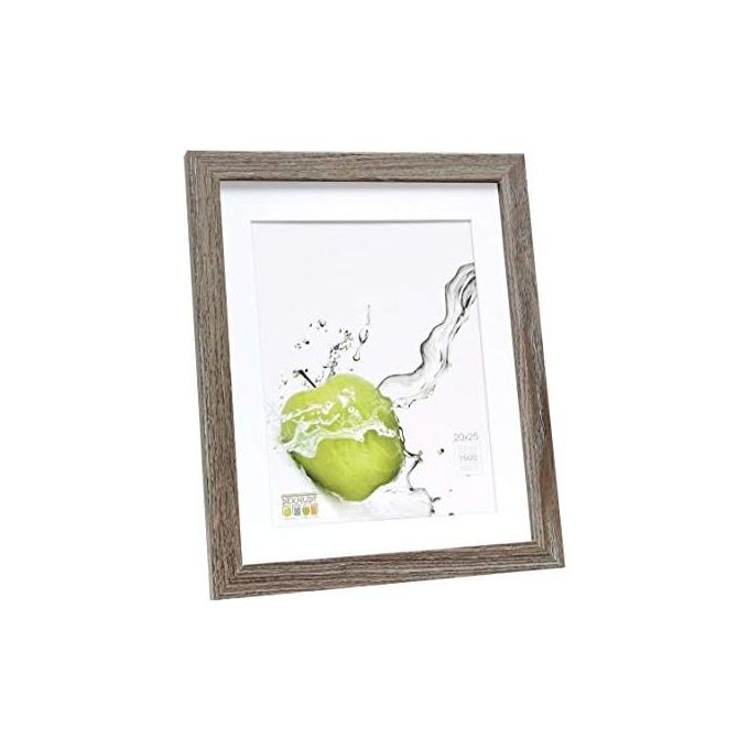 Deknudt S66KH3 P1 Cornice Portafoto in Legno18x24cm con Passepartout Grigio
