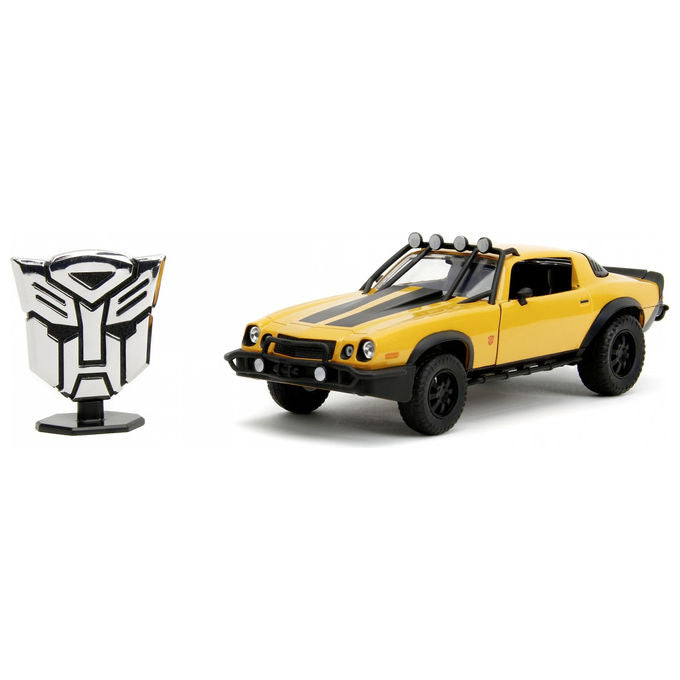 Jada Toys 253115010 Transformers Bumblebee (T7) Auto in Scala 1:24 in Metallo con Parti Apribili colore Giallo