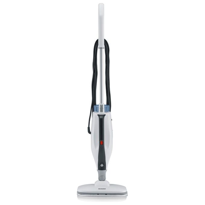 Severin SC 7145 Pulitore a Vapore 2 in 1 1400 W con Filtrazione ad Acqua Accessori Multifunzionali colore Bianco