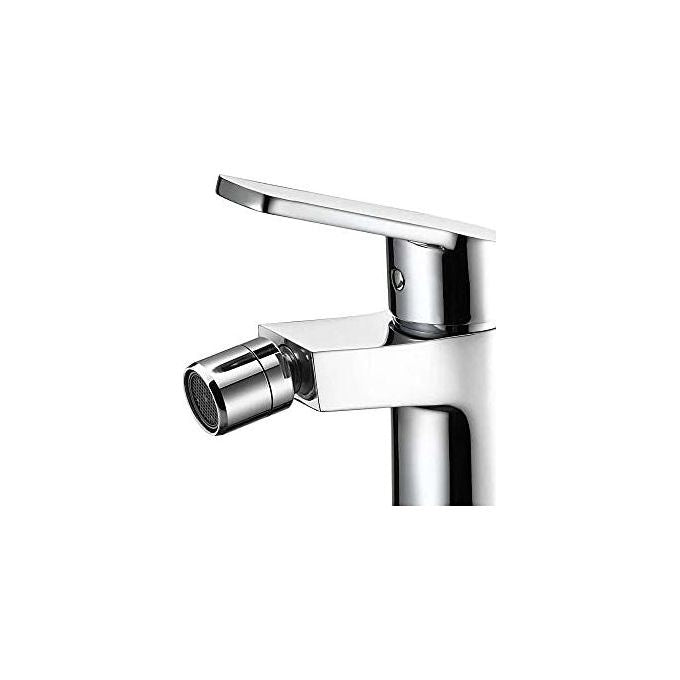 Idro Bric Fluid Miscelatore monocomando per bidet completo di piletta da 1”1-4 in plastica Cromato SCARUB0972CR