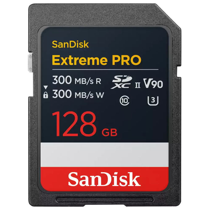 SanDisk SDSDXDM-128G-GN4IN Extreme Pro SDXC 128 GB UHS-II 300 MB-s colore N-A