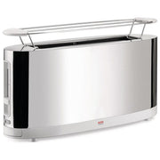 Alessi SG68W Tostapane con Griglia Scaldabrioche Acciaio Inossidabile 1080W Funzione REHEAT e DEFROST colore Bianco
