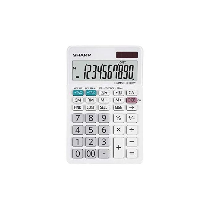 Sharp EL-330W Calcolatrice da Tavolo