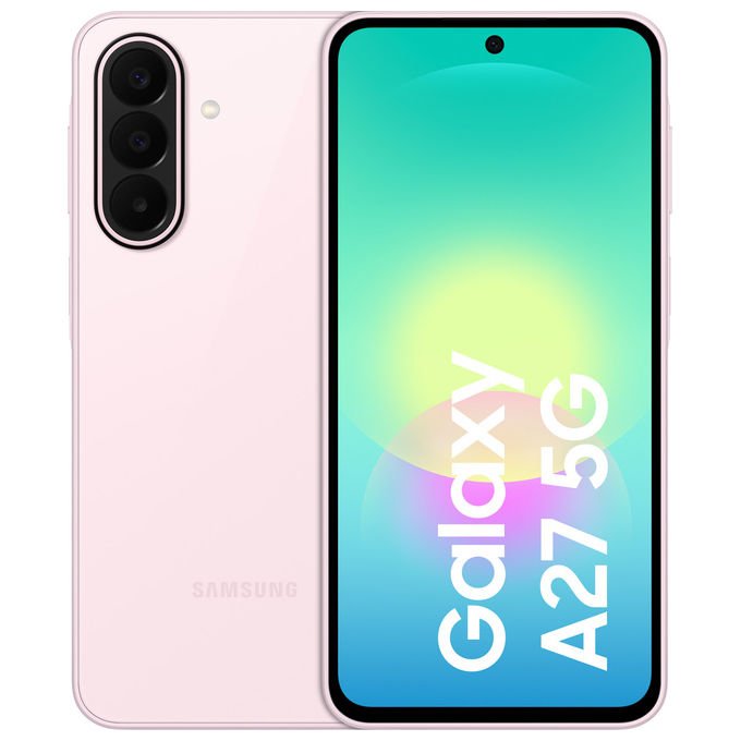 Samsung SM-A276BLICEUE Galaxy A27 5G Smartphone 8 GB 256 GB 6.7'' 120 Hz colore Rosa