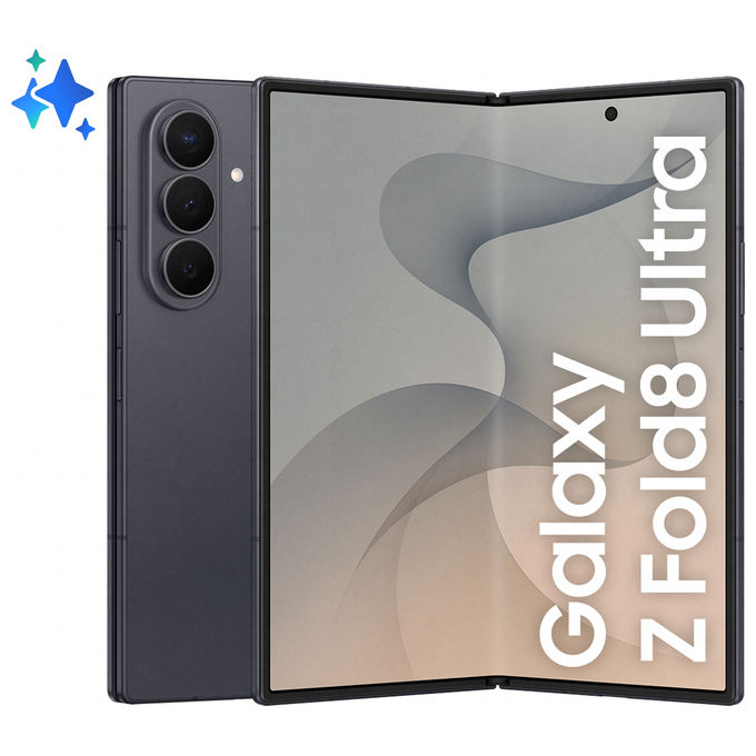 Samsung SM-F976BZKCEUE Galaxy Z Fold8 Ultra Smartphone 512GB RAM 12GB 200 MP colore Grafite