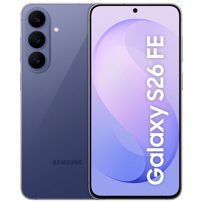 Samsung SM-S741BZVDEUE Galaxy S26 FE Smartphone 5G 128 GB 8 GB RAM 6.7'' 4900 mAh colore Mirtillo