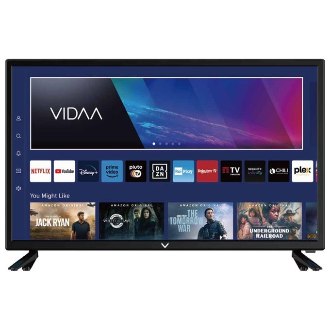 Majestic SM22FHDV1 Tv 22 pollici Smart Vidaa Full Hd DVB-T-T2 DVB-S-S2 Doppio sistema di alimentazione AC 100-240V - DC 12V