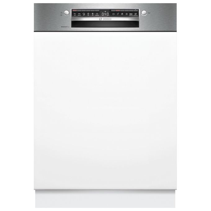 Bosch Serie 4 SMI4EVS08E Lavastoviglie da incasso a scomparsa parziale 14 coperti Classe B Rumorosita' 44 dB Efficient Dry Home Connect 6 programmi 3' cestello 60 cm Frontalino Acciaio