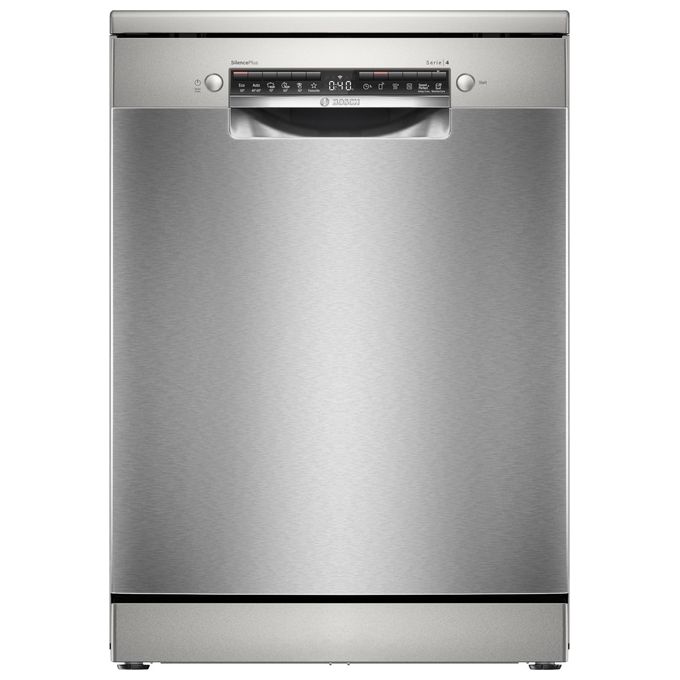 Bosch Serie 4 SMS4ECI28E Lavastoviglie a libera installazione con top removibile  14 coperti  Classe A Rumorosita' 42dB Efficient Dry Home Connect 6 programmi 3' cestello 60 cm Acciaio