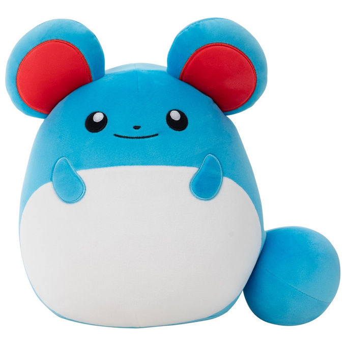 Jazwares SQPK00053 Squishmallows Peluche Marill 25 cm colore Blu Bianco
