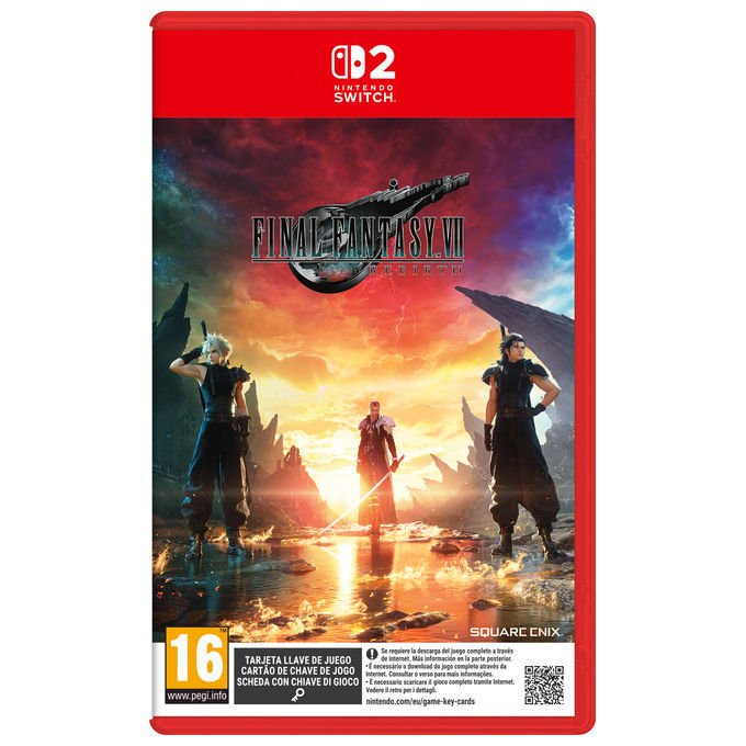 Square Enix SQXL00445 Final Fantasy VII Rebirth Gioco per Nintendo Switch 2 RPG Azione Remake Edizione Preordine colore Nero