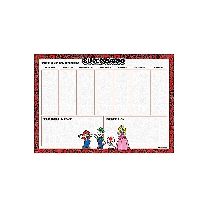 Pyramid Planner A5 da Scrivania Super Mario