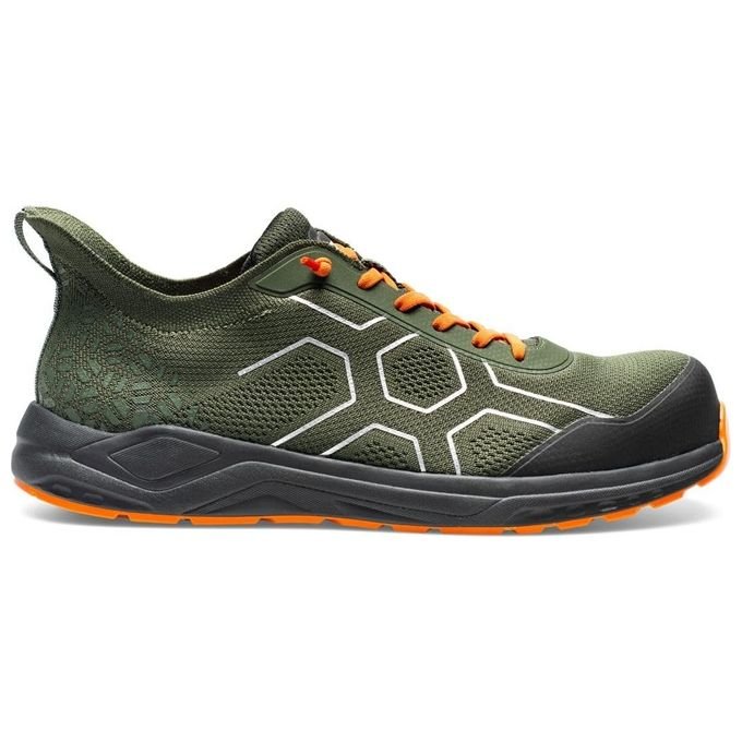 Sottozero Work Flexifly S1PS, Scarpe Antinfortunistiche da Lavoro, Uomo Donna, Verde Arancio, Taglia 42
