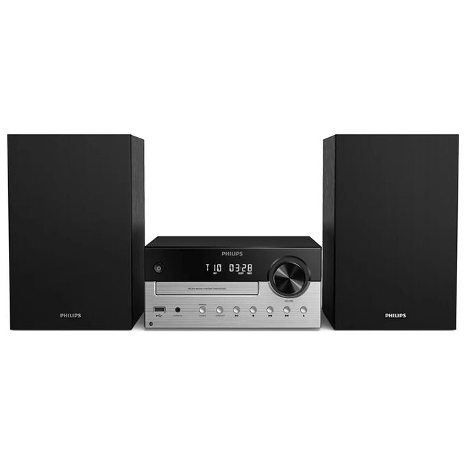 Philips TAM4205M2-12 Microsistema audio per la casa 80 W Bluetooth 5.4 Lettore CD USB Radio FM colore Nero Argento