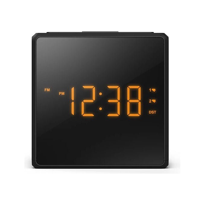Philips TAR4500-10 Sveglia digitale con Radio FM Display LED Porta USB-C colore Nero