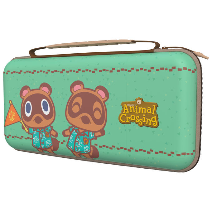 Turtle Beach TBA-8902-55 PlayTrek Custodia per Nintendo Switch 2 e Switch OLED con Design Animal Crossing Timmy Tommy colore Bianco