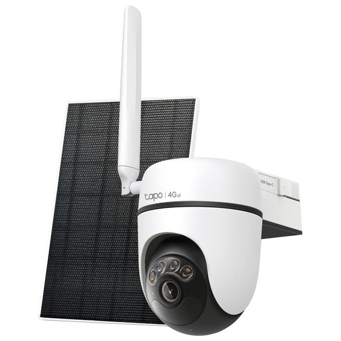 TP-Link TC90G KIT Kit telecamera smart 2K 4G LTE con pannello solare colore Bianco