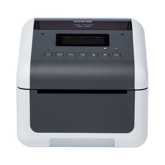 Brother TD-4455DNWB Stampante per etichette Termica diretta 203 x 203 DPI 203 mm-s colore Grigio Bianco