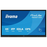 Iiyama TE6513A-B3AG ProLite TE6513A-B3AG Pannello piatto interattivo 65'' 4K UHD Touchscreen 40 punti touch Wi-Fi 6 Android 14 colore Nero