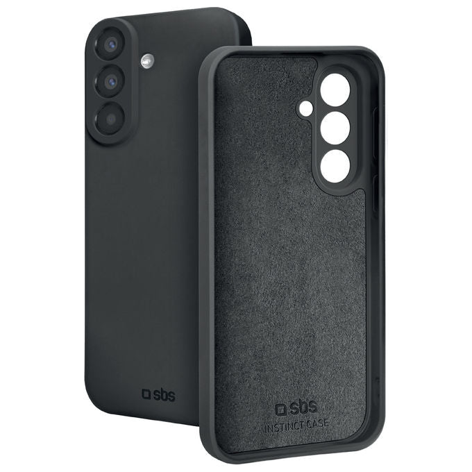 SBS TEINSTSAA27K Cover Instinct per Samsung Galaxy A27 Compatibile con ricarica wireless Protezione pulsanti laterali Foro fotocamera colore Nero