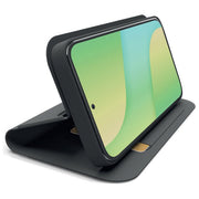 SBS TEWALSAA27K Wallet Smooth Custodia a borsellino con tasca portatessere chiusura magnetica e supporto stand per Samsung Galaxy A27 colore Nero