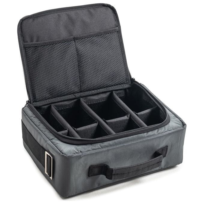 B and W International TEX.117 Borsa per Fotocamera con Divisorio Grigio