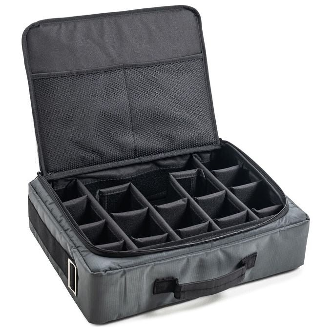 B and W International TEX.221 Borsa per Fotocamera con Divisorio Grigio