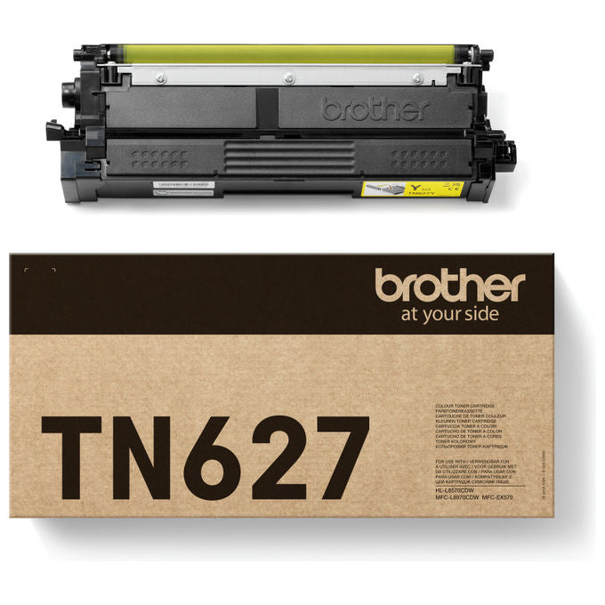 Brother TN-627Y Cartuccia Toner Originale Giallo 10000 Pagine per HL-L8570CDW MFC-L8970CDW colore Giallo