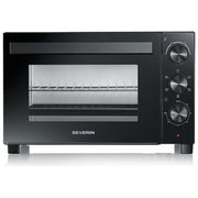 Severin TO 2075 Forno con Tostapane 30 L 1600 W Funzione Grill e Rotisserie (45.3x40x34.5 cm) colore Nero
