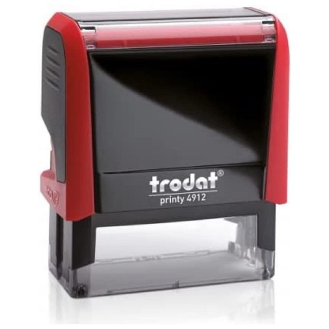 Trodat TR3921R Printy 4912 4.0 Timbro Autoinchiostrante ECO Personalizzabile 47x18 mm colore Rosso
