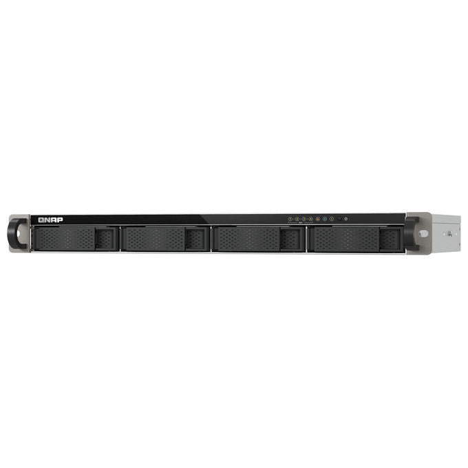 Qnap TS-432XEU-4G TS-432XeU NAS Rack 1U 4 GB DDR4 0 TB QNAP QTS colore Nero Grigio