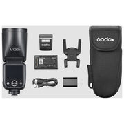 Godox V100-C V100 Flash compatto 100W TTL E-TTL II per Canon angolo 330° wireless 2.4 GHz colore Nero